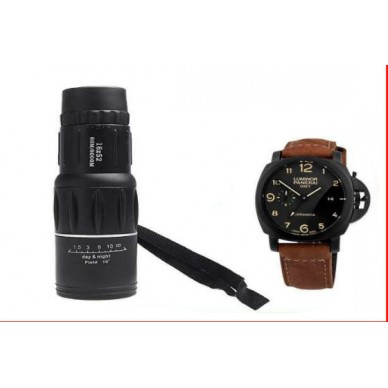 Monocular + Ceas Panerai Luminor cadou